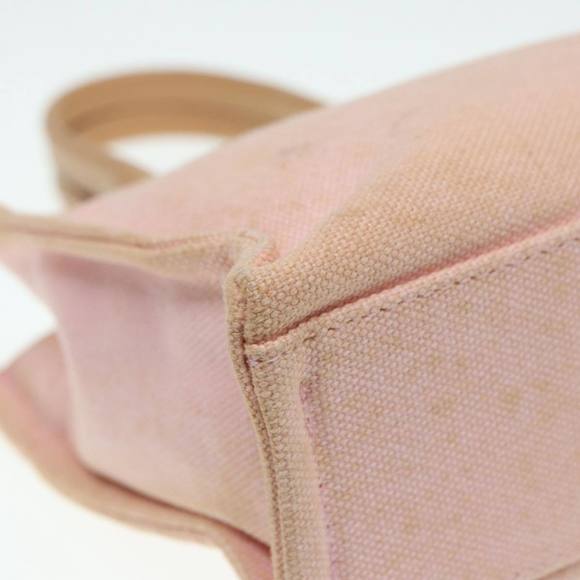 BURBERRY Blue Label Hand Bag Canvas Pink Beige Auth ti1990 - Picture 14 of 16